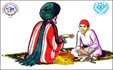 يحكي أن في يوم من الايام كان هناك رجل غني شديد الثراء ليس لديه عائلة ولا اولاد،…