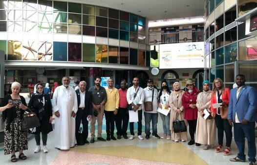 وفد الجمعية النرويجية يزور مستشفى سرطان الأطفال 57357